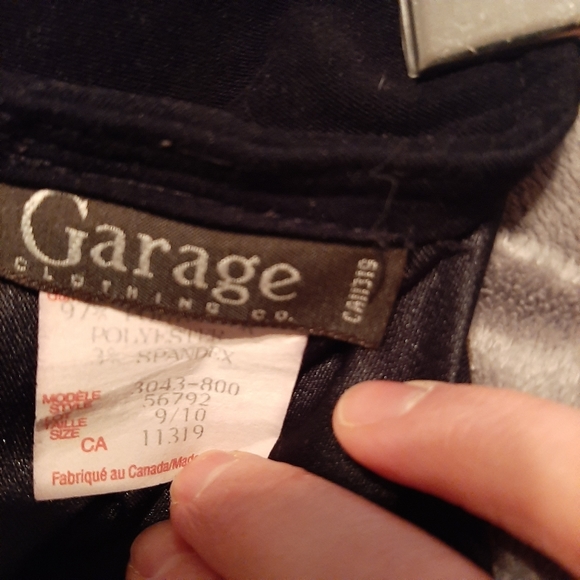 Garage black maxi skirt - Picture 4 of 4